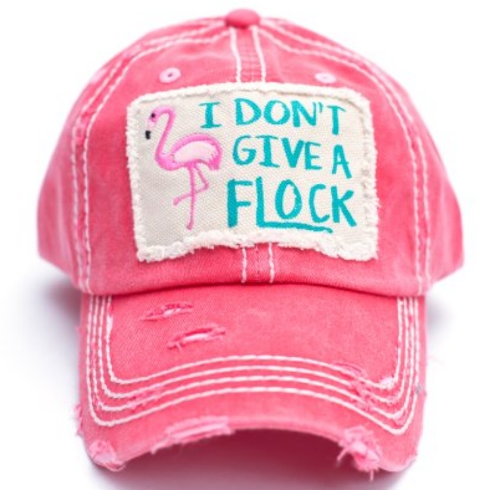 NeW!! DISTRESSED BASEBALL CAP HOT PINK